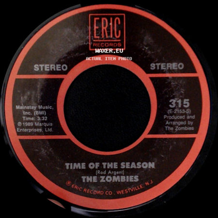 The Zombies - Time Of The Season / She's Coming Home side A