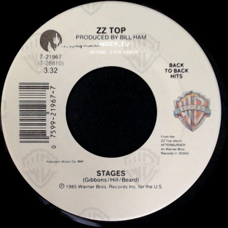 Zz Top - Velcro Fly / Stages side B