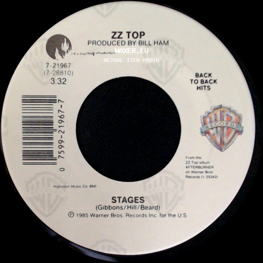 Zz Top - Velcro Fly / Stages side B