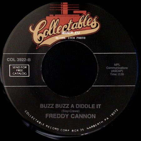 Freddy Cannon - Buzz Buzz A Diddle It / Jump Over side A