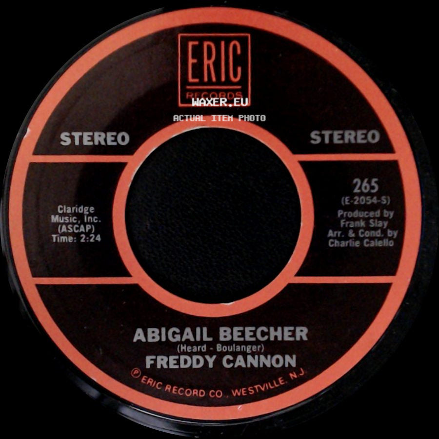 Freddy Cannon - Tallahassee Lassie / Abigail Beecher side B