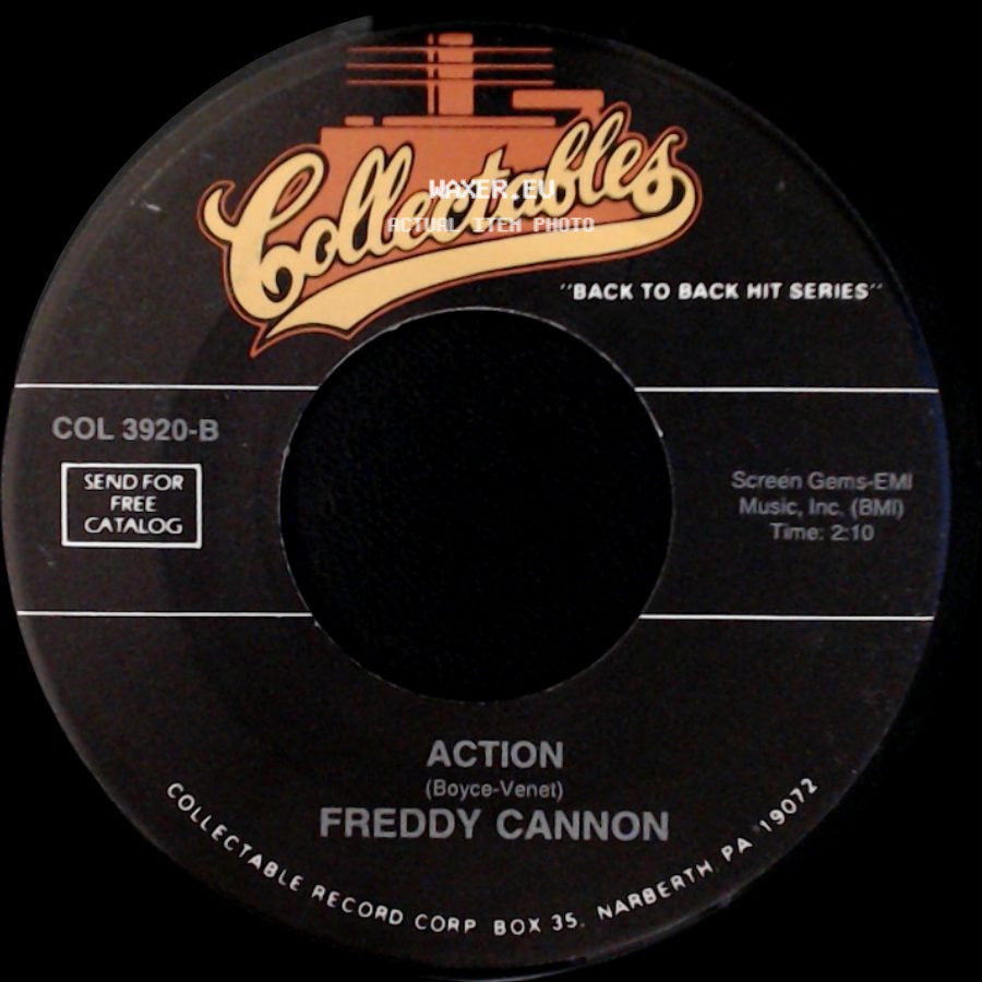 Freddy Cannon - Action / Way Down Yonder In New Orleans side A