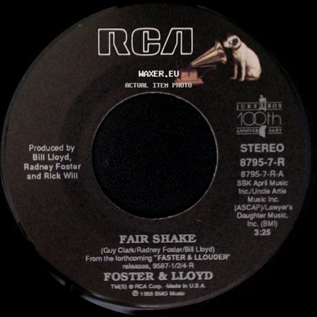 Foster & Lloyd - After I'm Gone / Fair Shake side B