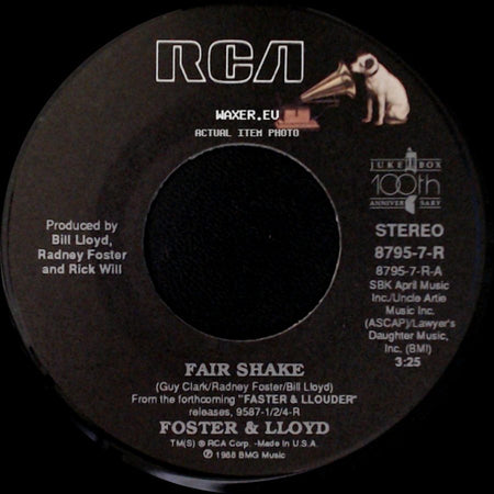 Foster & Lloyd - After I'm Gone / Fair Shake side B