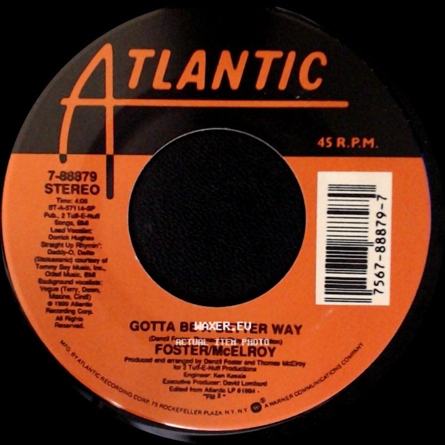 Foster/Mcelroy - Desperately / Gotta Be A Better Way side B