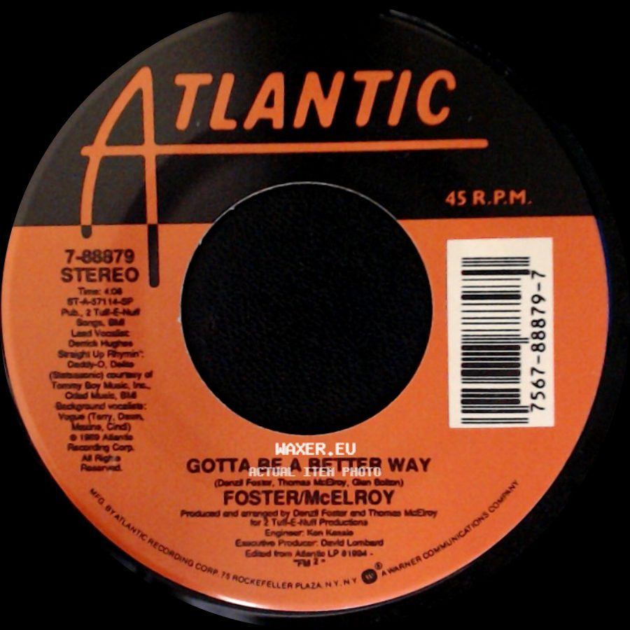 Foster/Mcelroy - Desperately / Gotta Be A Better Way side B