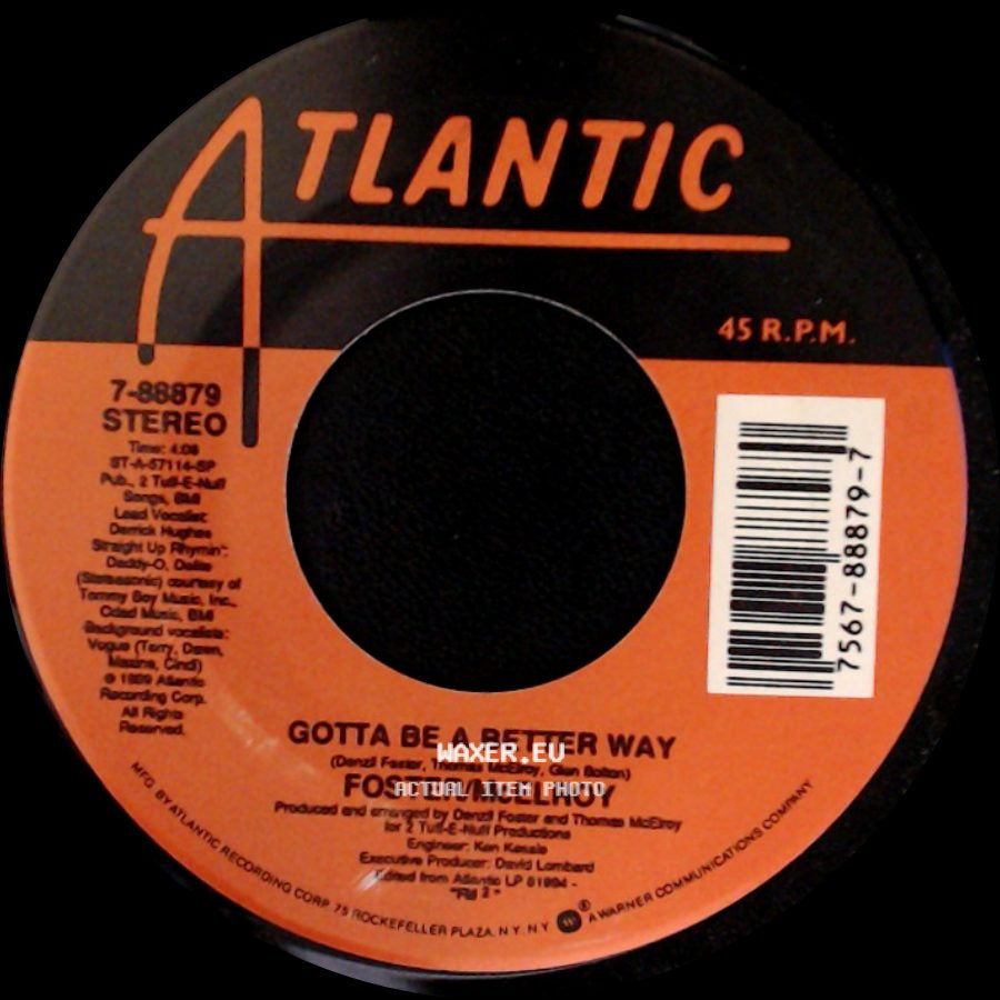 Foster/Mcelroy - Gotta Be A Better Way / Desperately side A