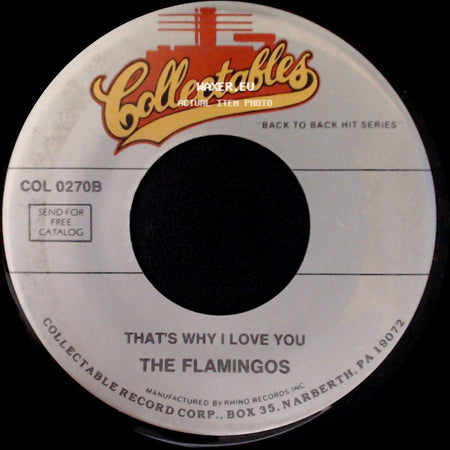 The Flamingos - That's Why I Love You / For All We Know side A