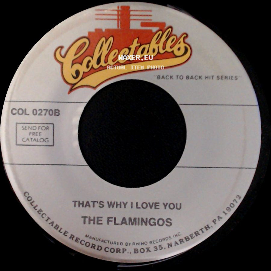 The Flamingos - That's Why I Love You / For All We Know side A