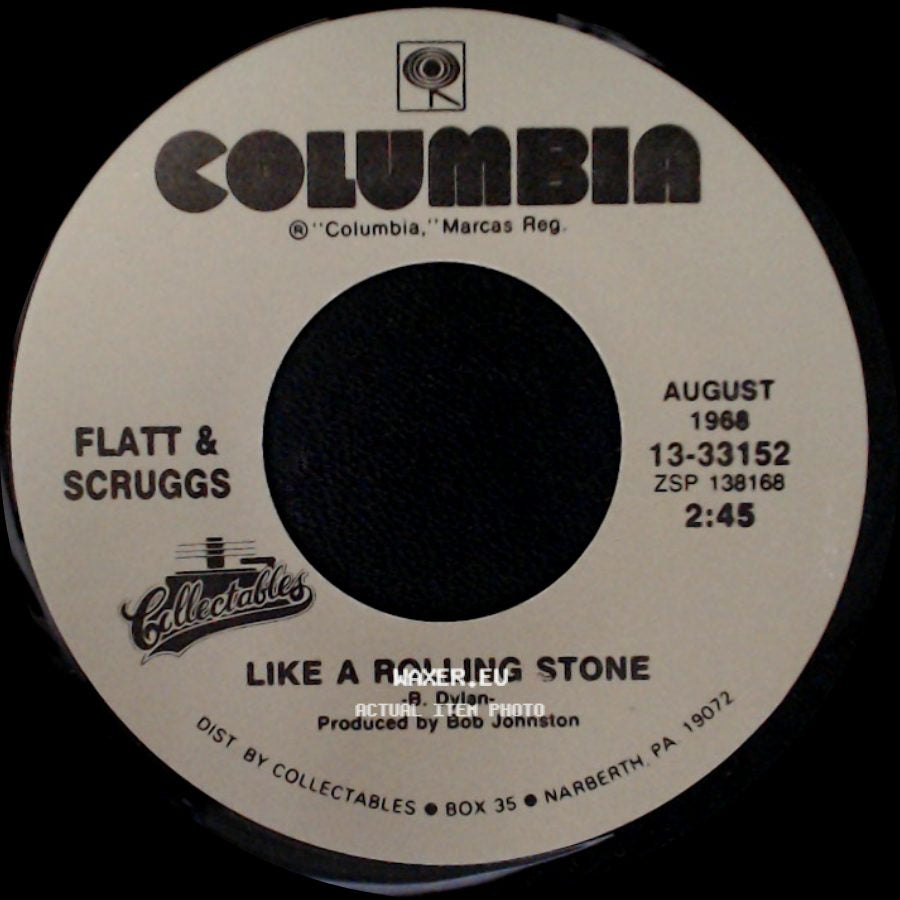 Flatt & Scruggs - Foggy Mountain Breakdown / Like A Rolling Stone side B