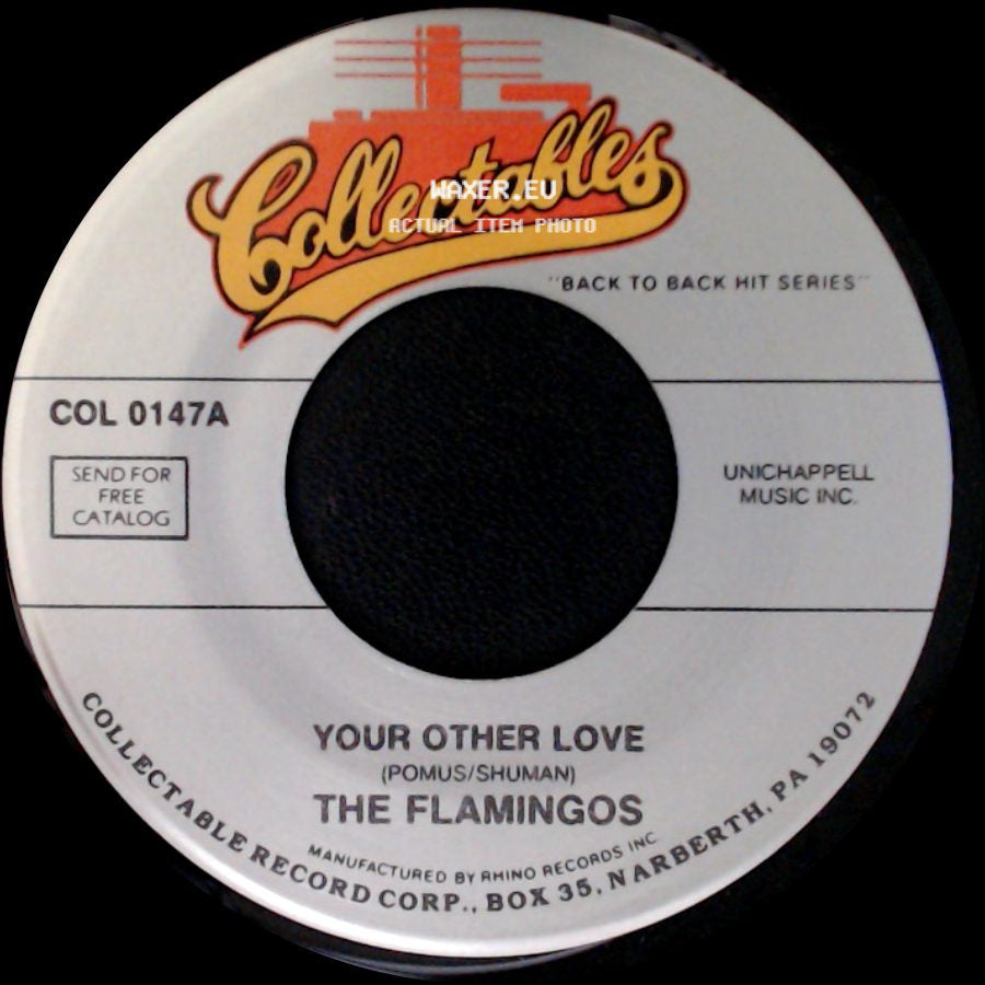 The Flamingos - Time Was / Your Other Love side B