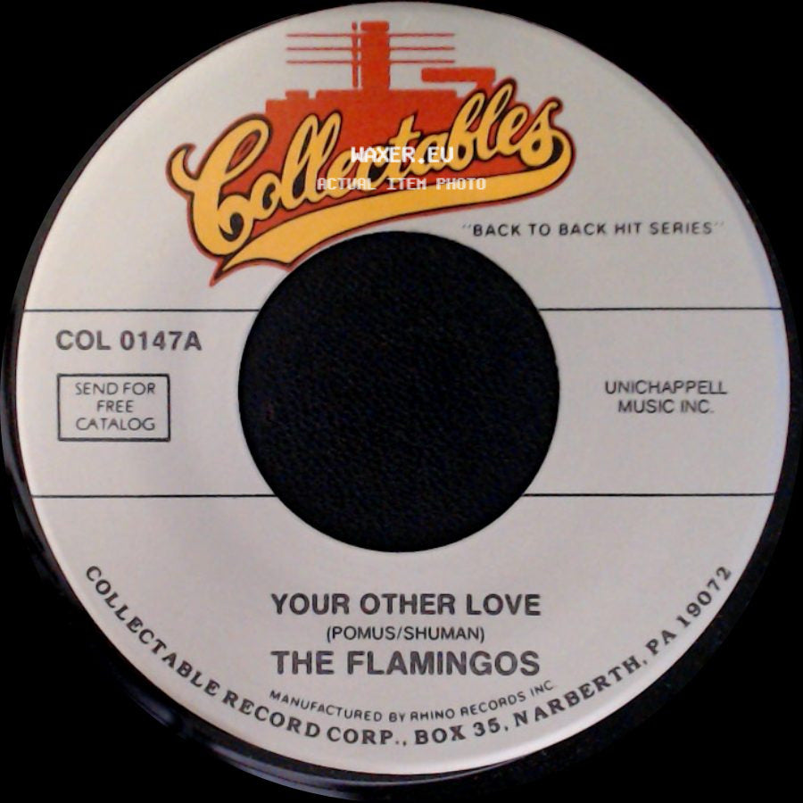 The Flamingos - Your Other Love / Time Was side A