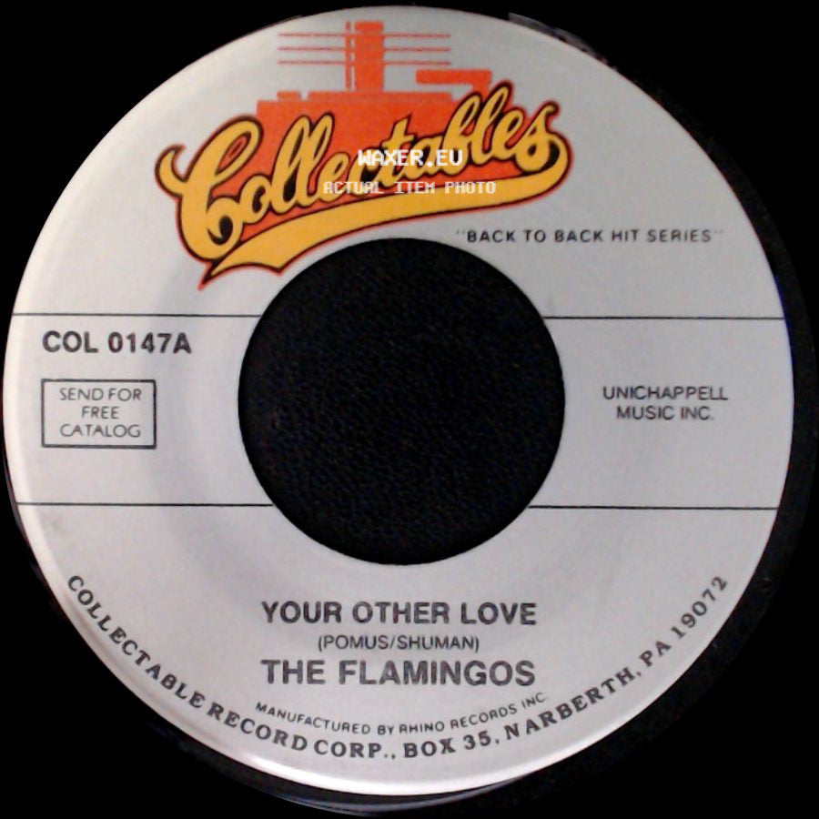 The Flamingos - Time Was / Your Other Love side B