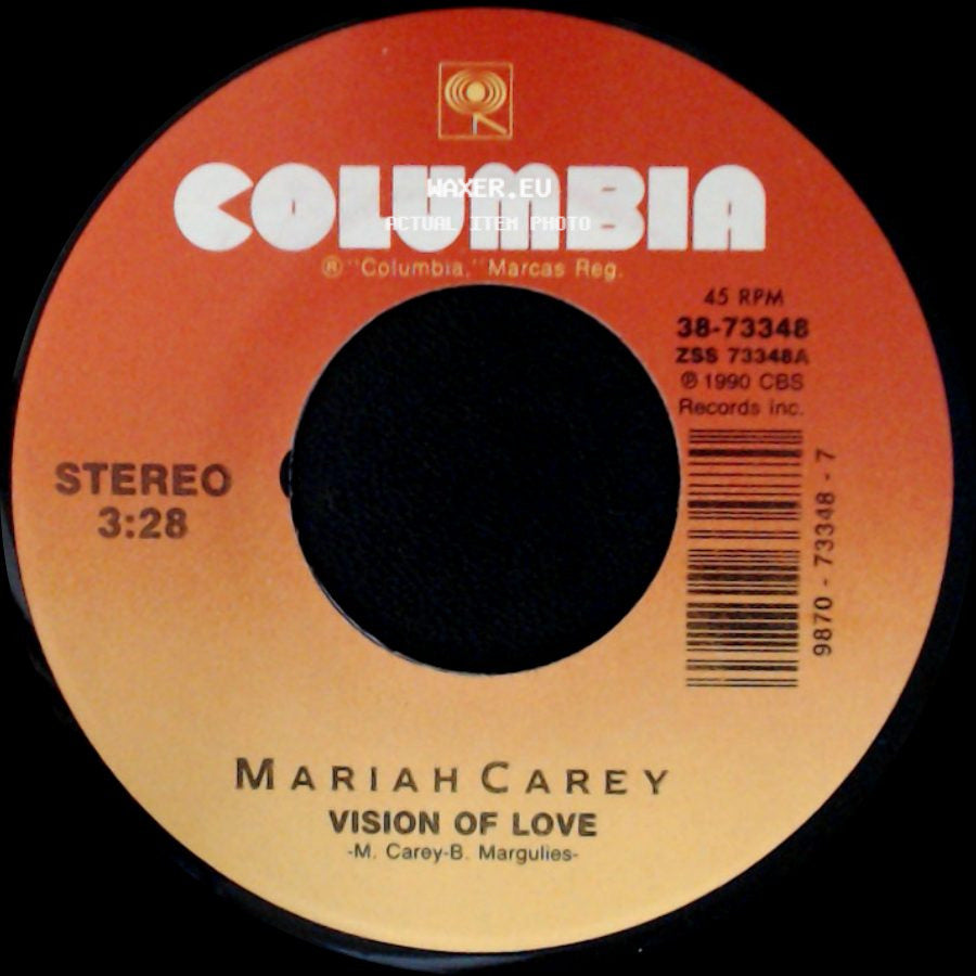 Mariah Carey - Unknown Title A / Vision Of Love side B