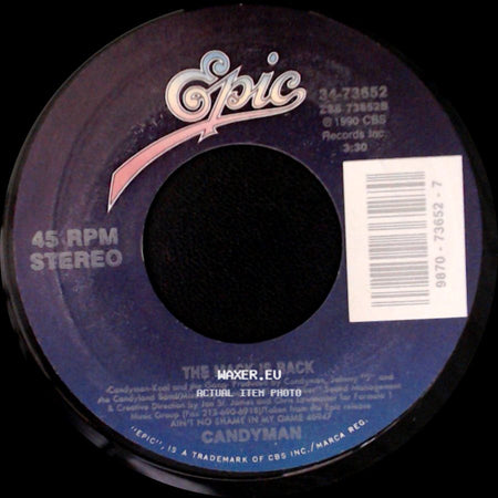 Candyman - Melt In Your Mouth (Fallin' In Love Mix Edit) / The Mack Is Back side B