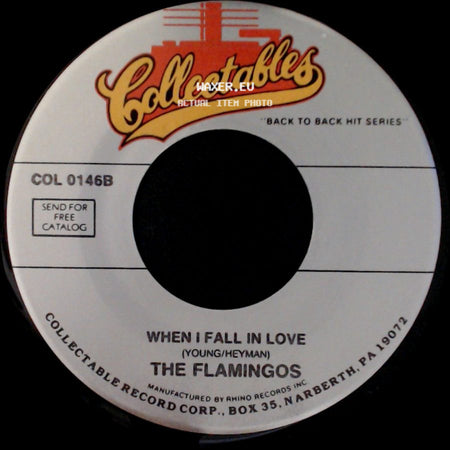 The Flamingos - Nobody Loves Me Like You / When I Fall In Love side B