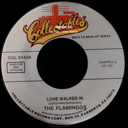 The Flamingos - Love Walked In / At The Prom side A