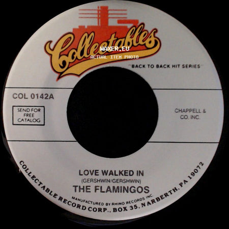 The Flamingos - Love Walked In / At The Prom side A