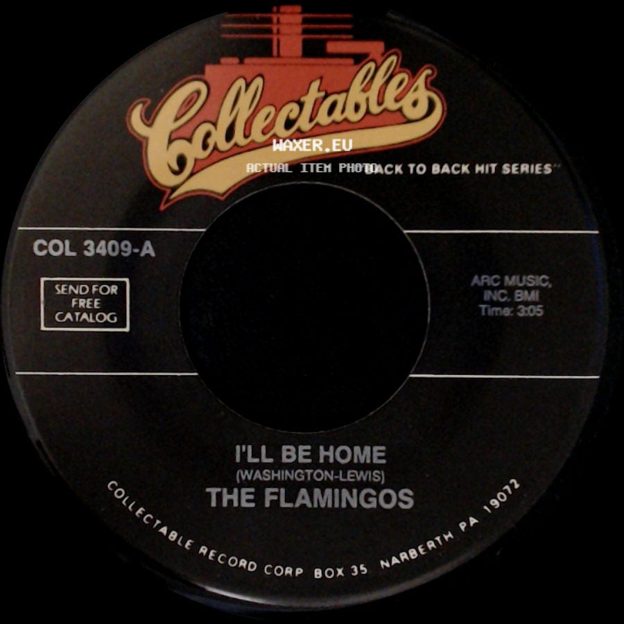 The Flamingos - A Kiss From Your Lips / I'll Be Home side B