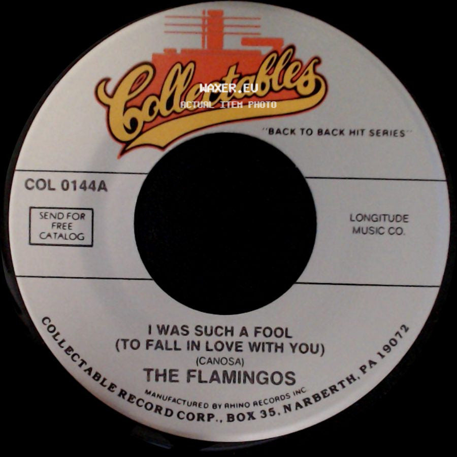 The Flamingos - I Was Such A Fool (To Fall In Love With You) / Heavenly Angel side A