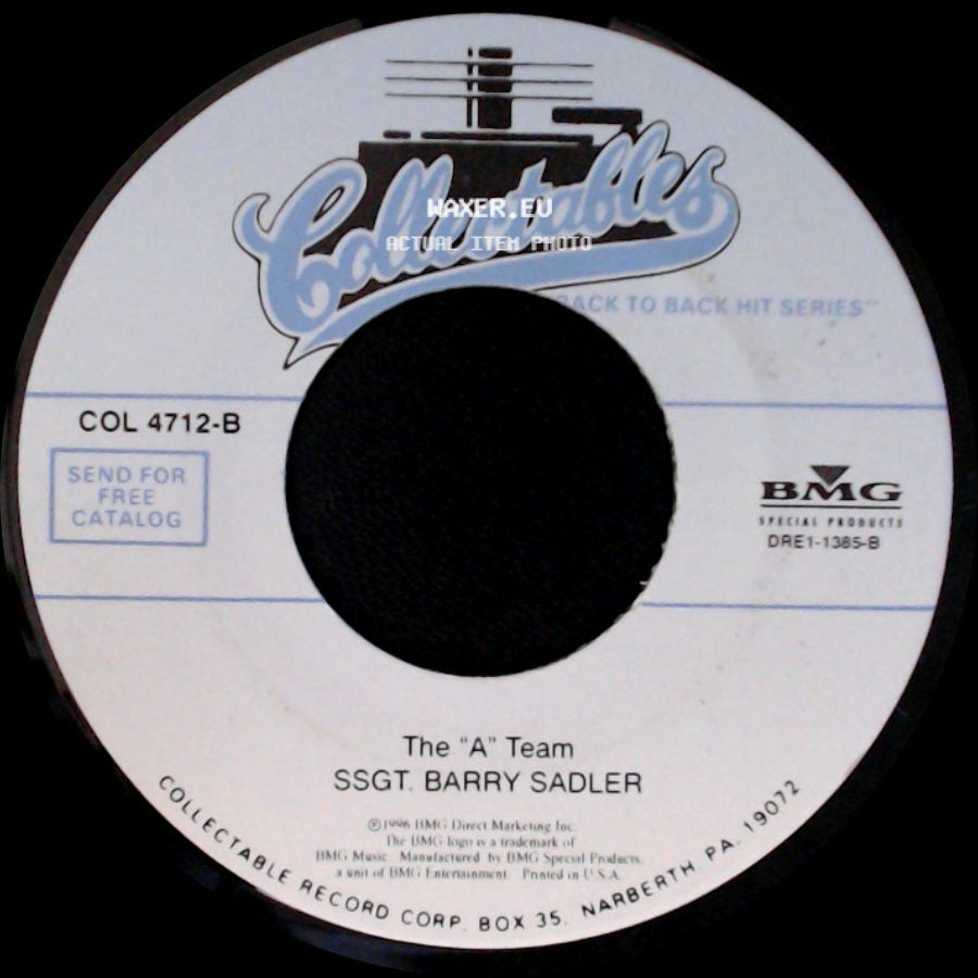 Ssgt. Barry Sadler - The Ballad Of The Green Berets / The "A" Team side B