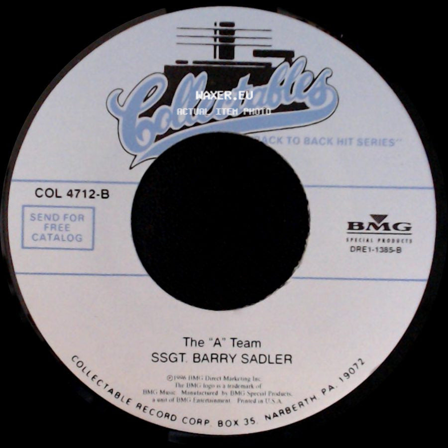 Ssgt. Barry Sadler - The "A" Team / The Ballad Of The Green Berets side A