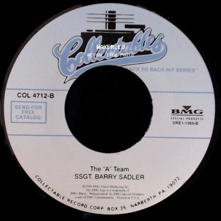 Ssgt. Barry Sadler - The "A" Team / The Ballad Of The Green Berets side A