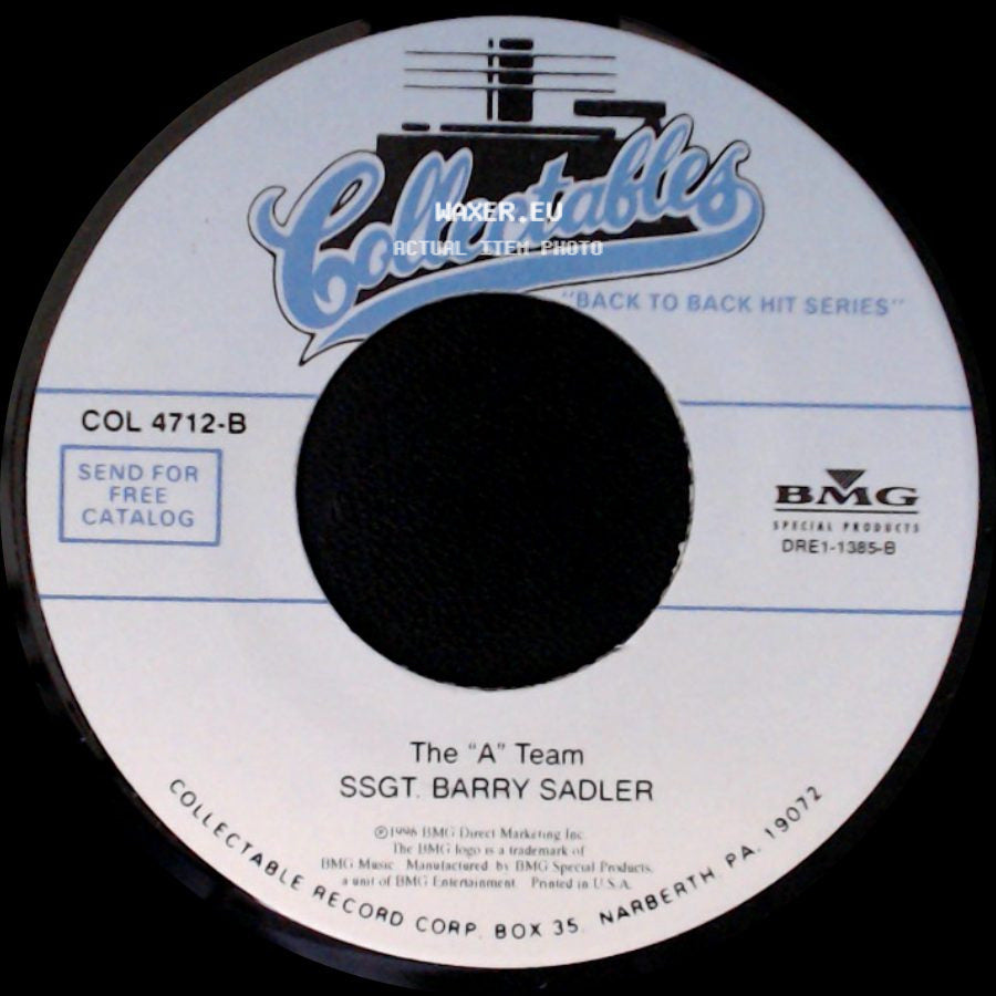 Ssgt. Barry Sadler - The Ballad Of The Green Berets / The "A" Team side B