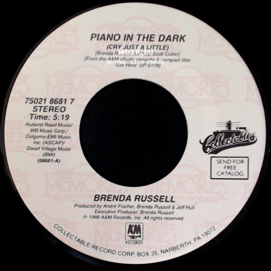 Brenda Russell - So Good, So Right / Piano In The Dark (Cry Just A Little) side B