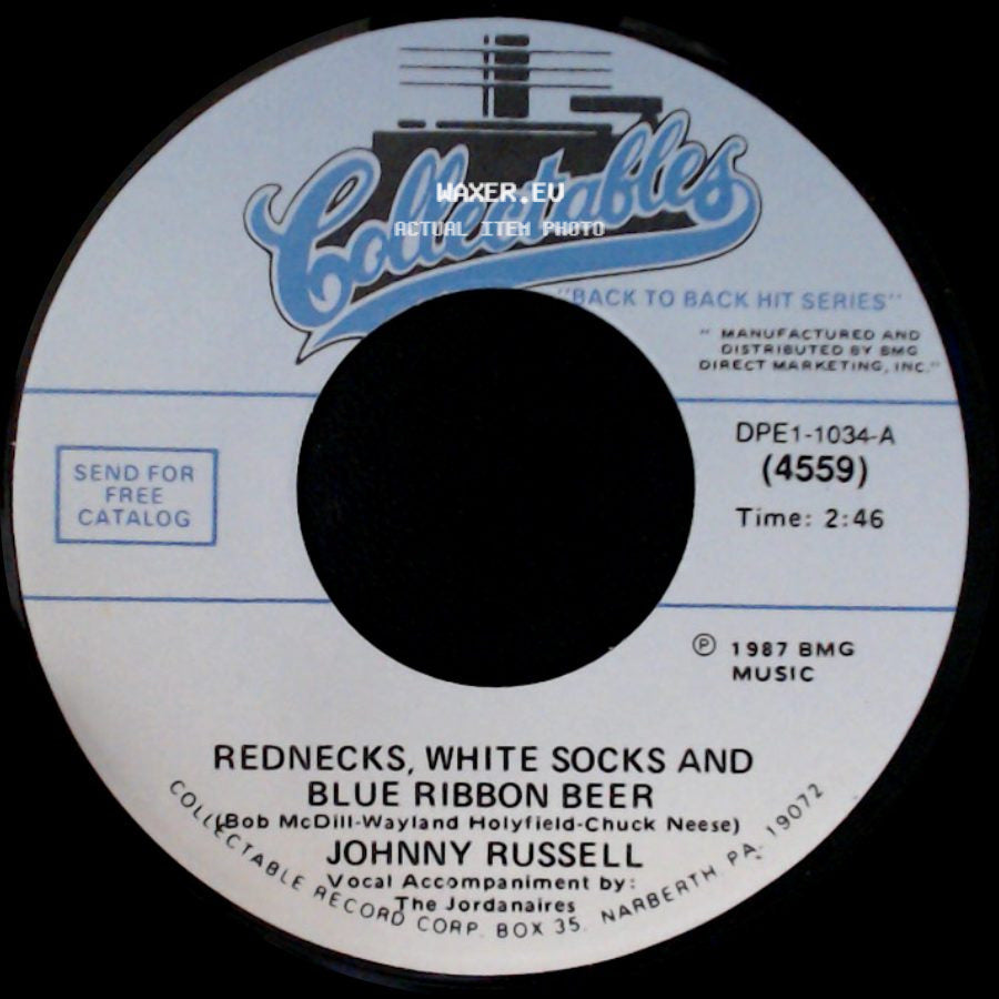 Johnny Russell - The Baptism Of Jesse Taylor / Rednecks, White Socks And Blue Ribbon Beer side B