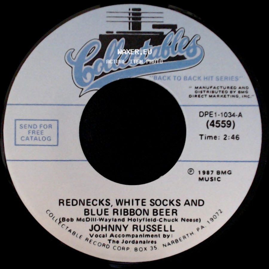 Johnny Russell - The Baptism Of Jesse Taylor / Rednecks, White Socks And Blue Ribbon Beer side B