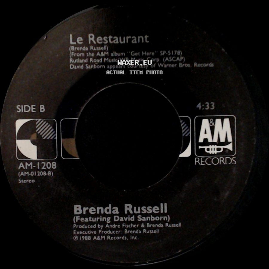 Brenda Russell - Gravity Remix / Le Restaurant side B
