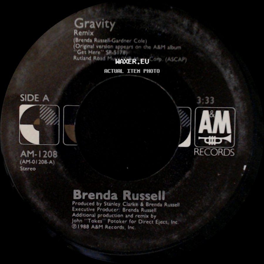 Brenda Russell / Brenda Russell (Featuring David Sanborn) - Gravity Remix / Le Restaurant side A