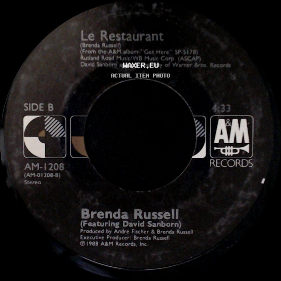 Brenda Russell - Gravity Remix / Le Restaurant side B