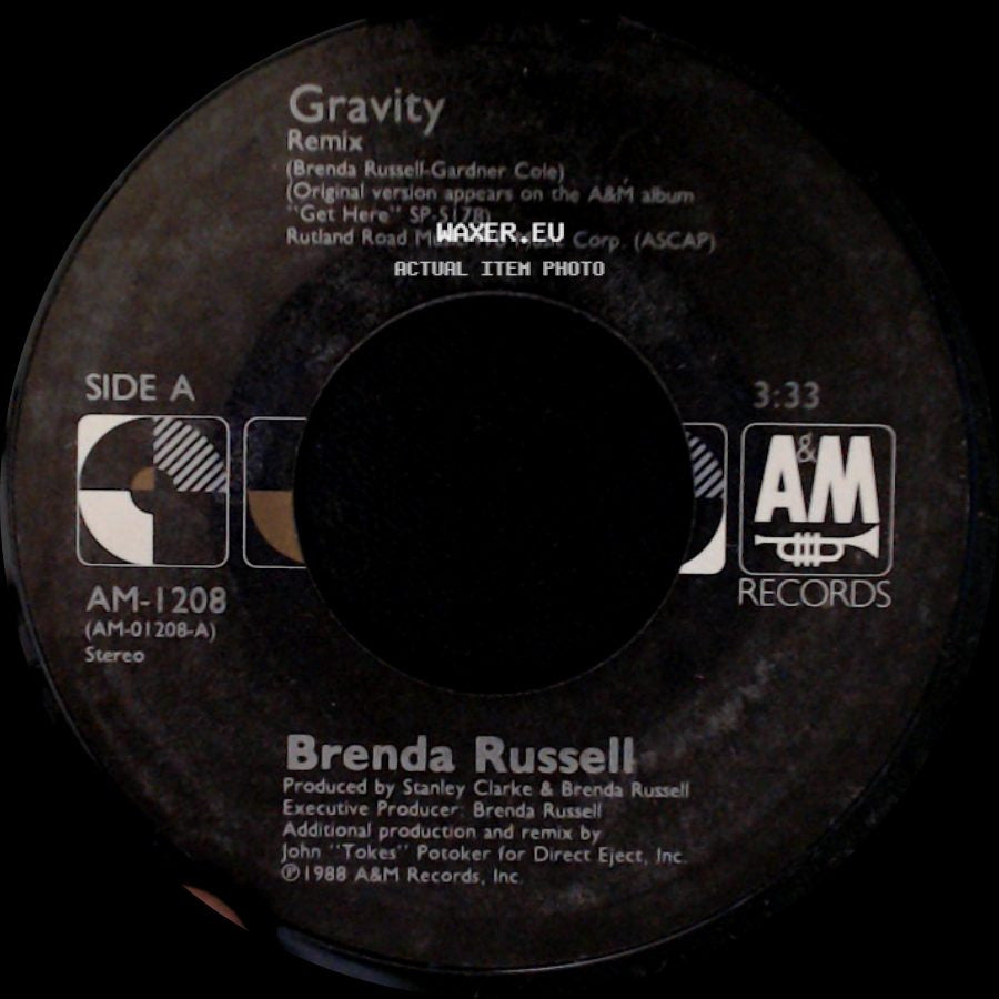 Brenda Russell / Brenda Russell (Featuring David Sanborn) - Gravity Remix / Le Restaurant side A