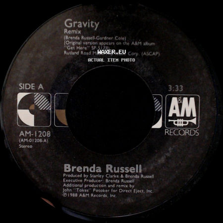 Brenda Russell / Brenda Russell (Featuring David Sanborn) - Gravity Remix / Le Restaurant side A