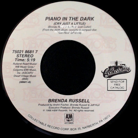 Brenda Russell - So Good, So Right / Piano In The Dark (Cry Just A Little) side B
