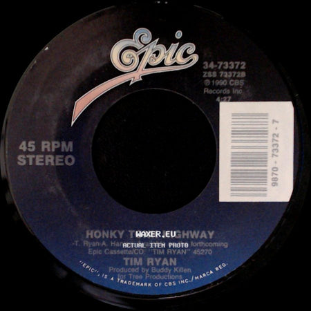 Tim Ryan - Dance In Circles / Honky Tonk Highway side B