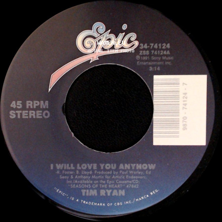 Tim Ryan - I Will Love You Anyhow / Heartache Goin' Downtown Tonight side A