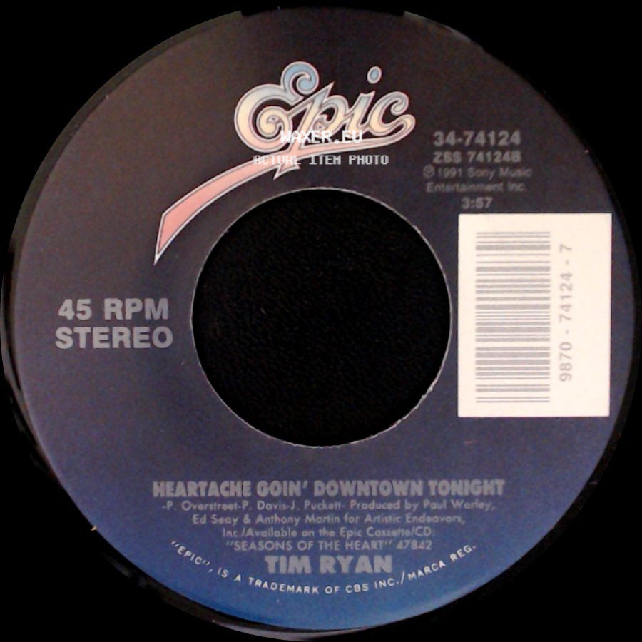 Tim Ryan - I Will Love You Anyhow / Heartache Goin' Downtown Tonight side B