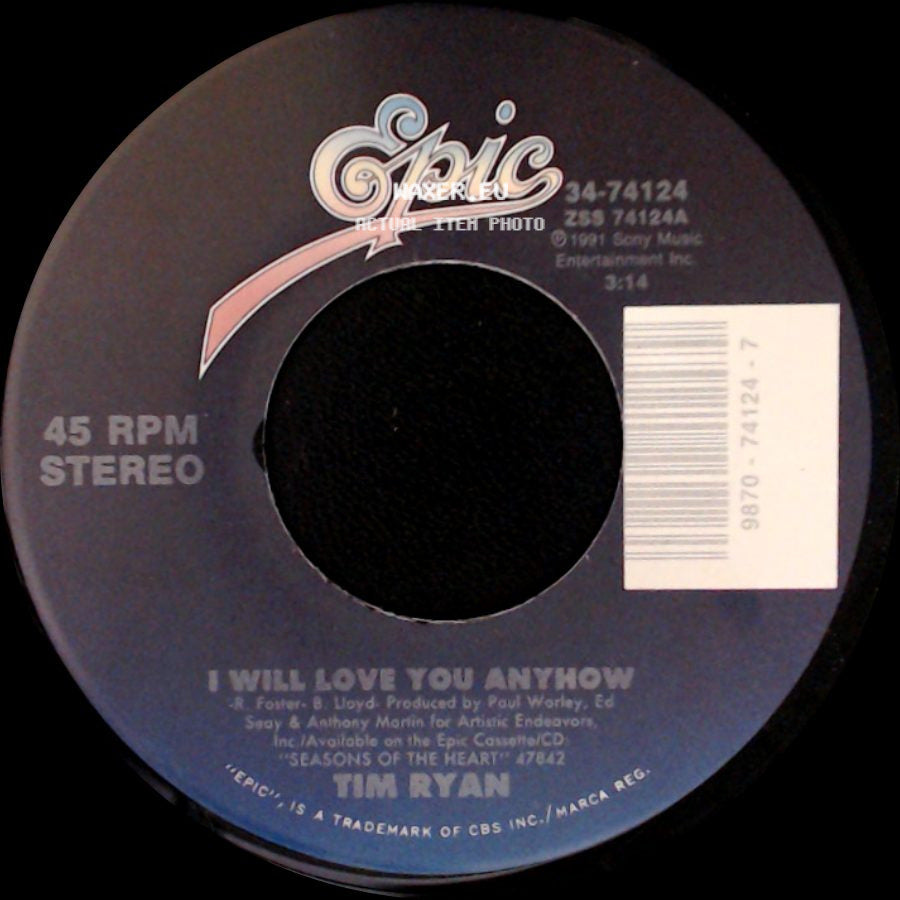 Tim Ryan - I Will Love You Anyhow / Heartache Goin' Downtown Tonight side A