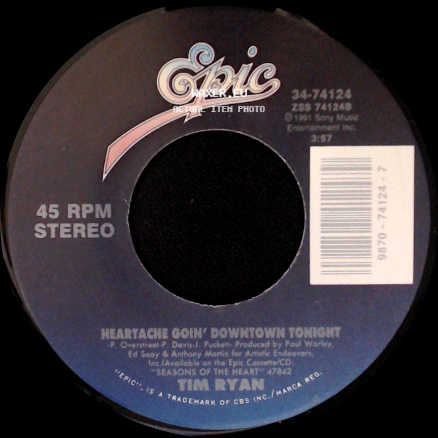 Tim Ryan - I Will Love You Anyhow / Heartache Goin' Downtown Tonight side B