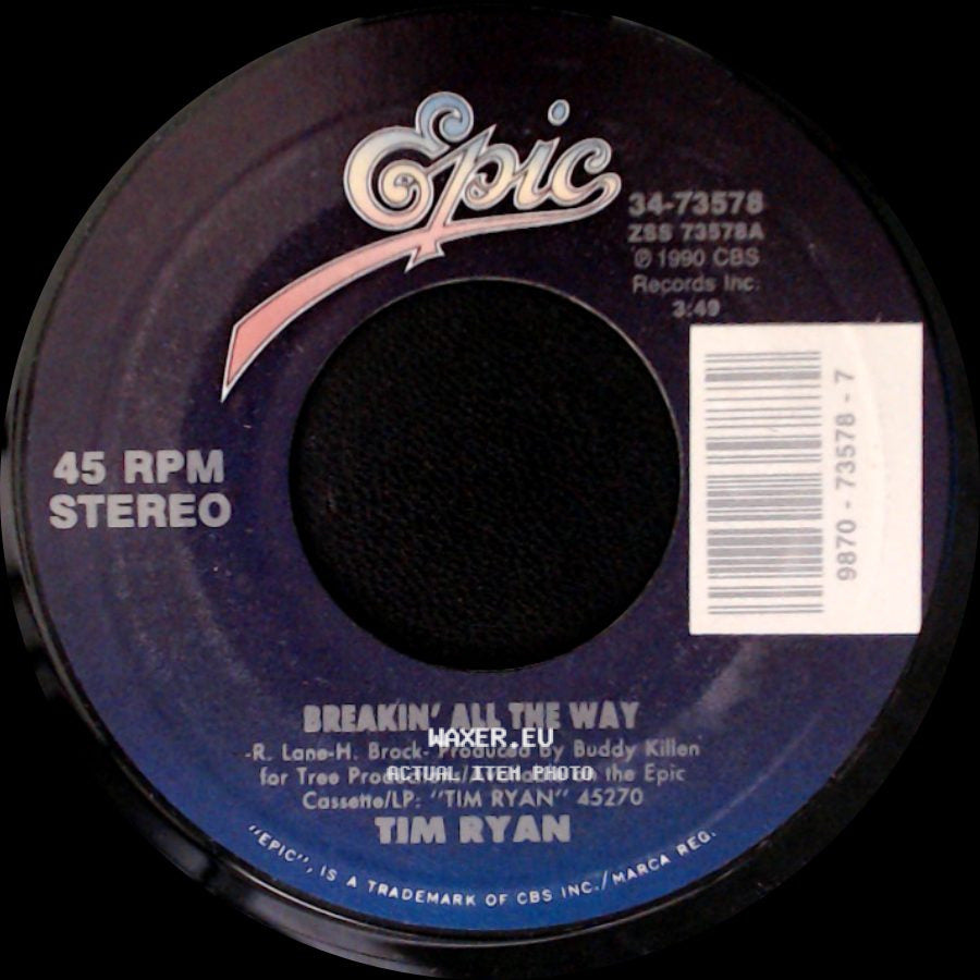Tim Ryan - A Little Love Won't Hurt A Thing / Breakin' All The Way side B