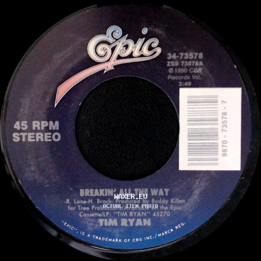 Tim Ryan - Breakin' All The Way / A Little Love Won't Hurt A Thing side A