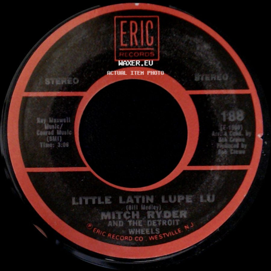 Mitch Ryder And The Detroit Wheels - Little Latin Lupe Lu / Jenny Take A Ride! side A