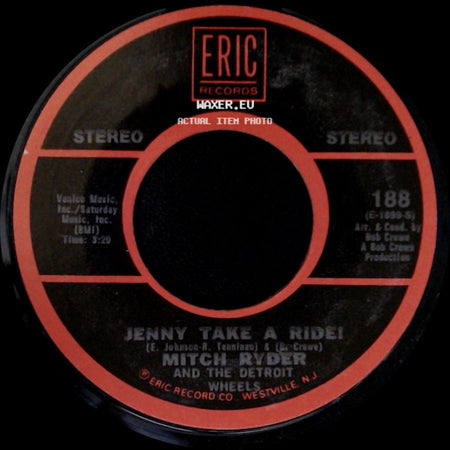 Mitch Ryder And The Detroit Wheels - Little Latin Lupe Lu / Jenny Take A Ride! side B