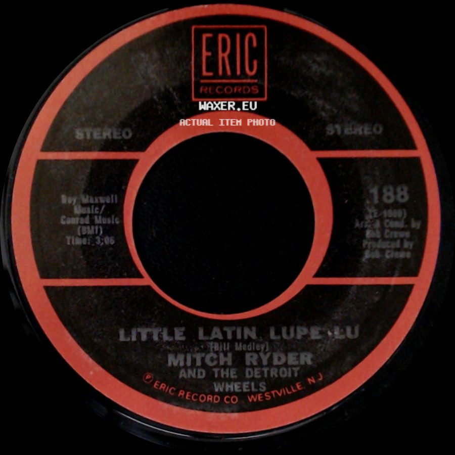 Mitch Ryder And The Detroit Wheels - Jenny Take A Ride! / Little Latin Lupe Lu (Fbl Medley) side B