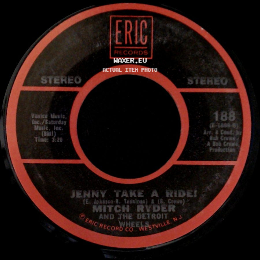 Mitch Ryder And The Detroit Wheels - Jenny Take A Ride! / Little Latin Lupe Lu side A
