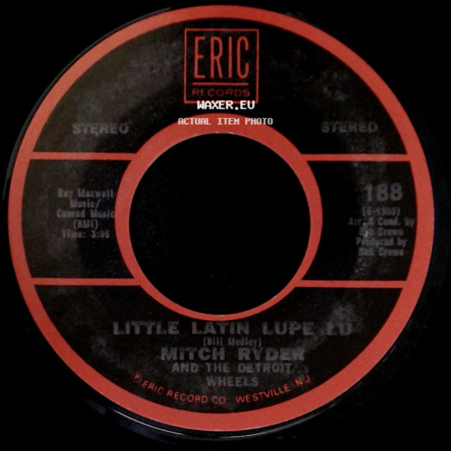 Mitch Ryder And The Detroit Wheels - Jenny Take A Ride! / Little Latin Lupe Lu side B