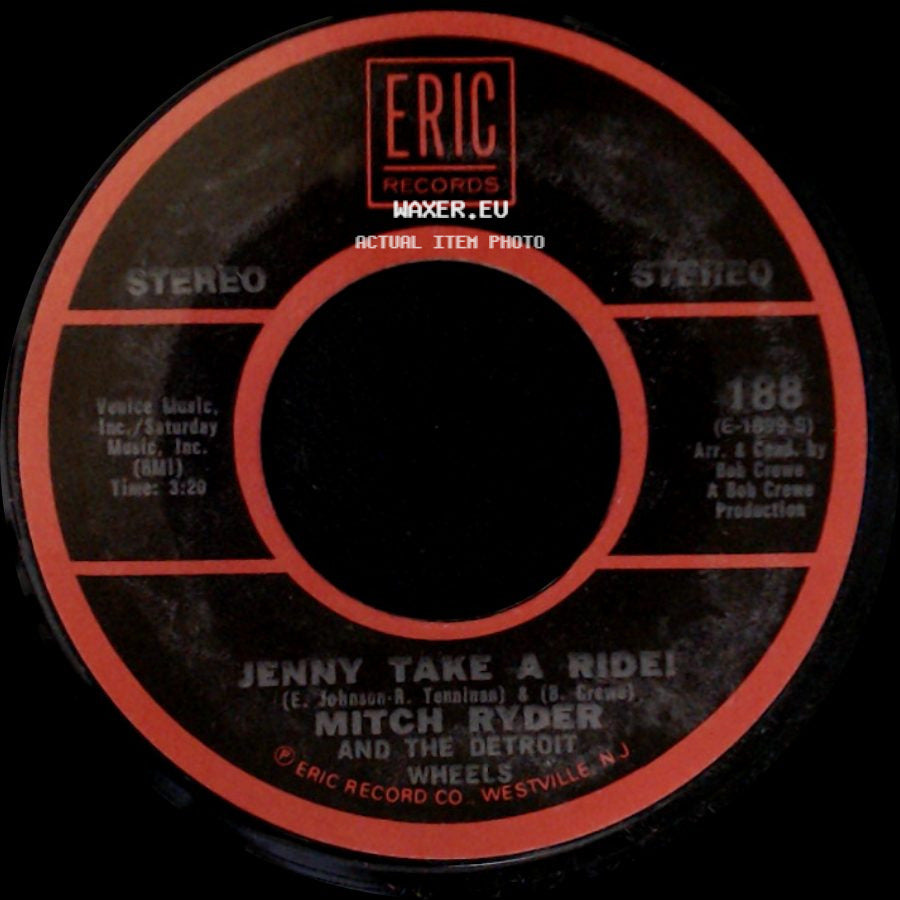 Mitch Ryder And The Detroit Wheels - Jenny Take A Ride! / Little Latin Lupe Lu side A